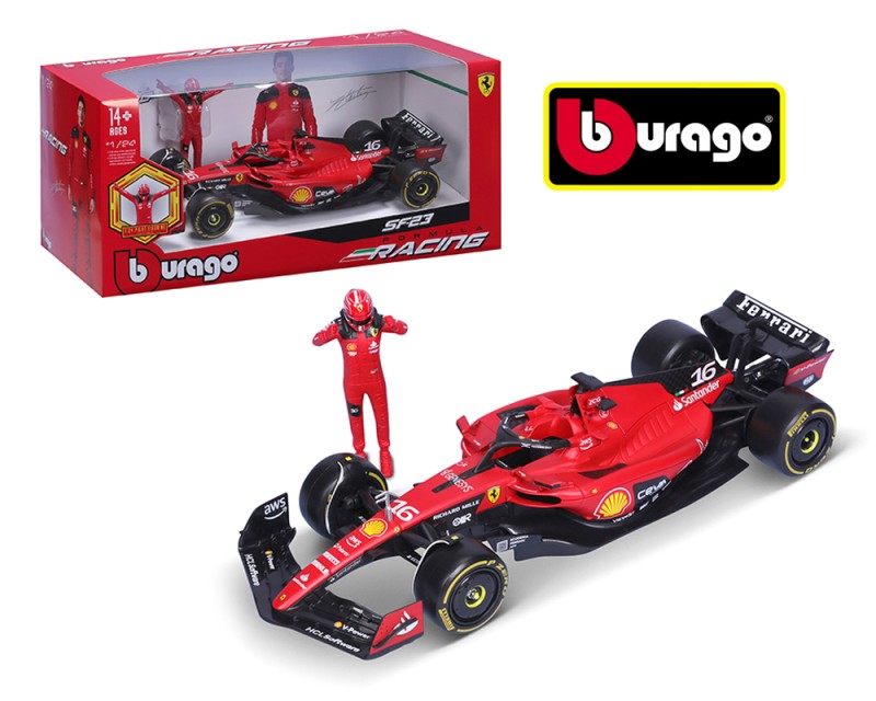 Bburago 1:24 Race F1 Ferrari SF-23 #16
