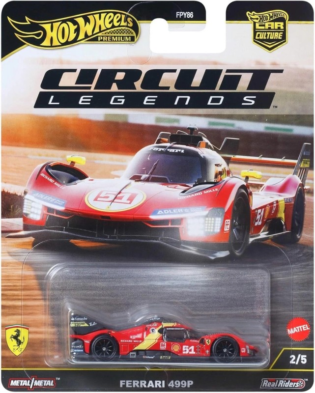HotWheels 2025 Circuit Legends Car Culture FERRARI 499P